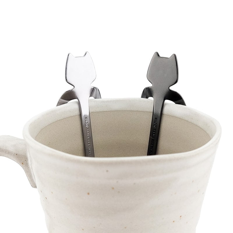 Cuchara para Té Japonesa Gato Negro