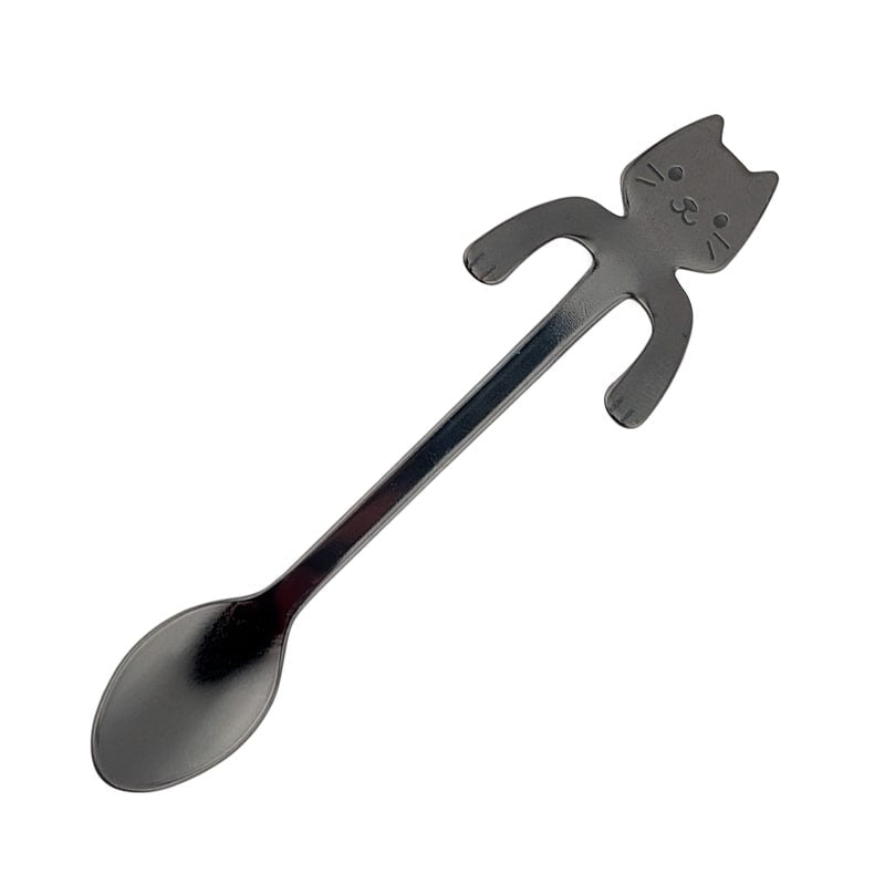 Cuchara para Té Japonesa Gato Negro