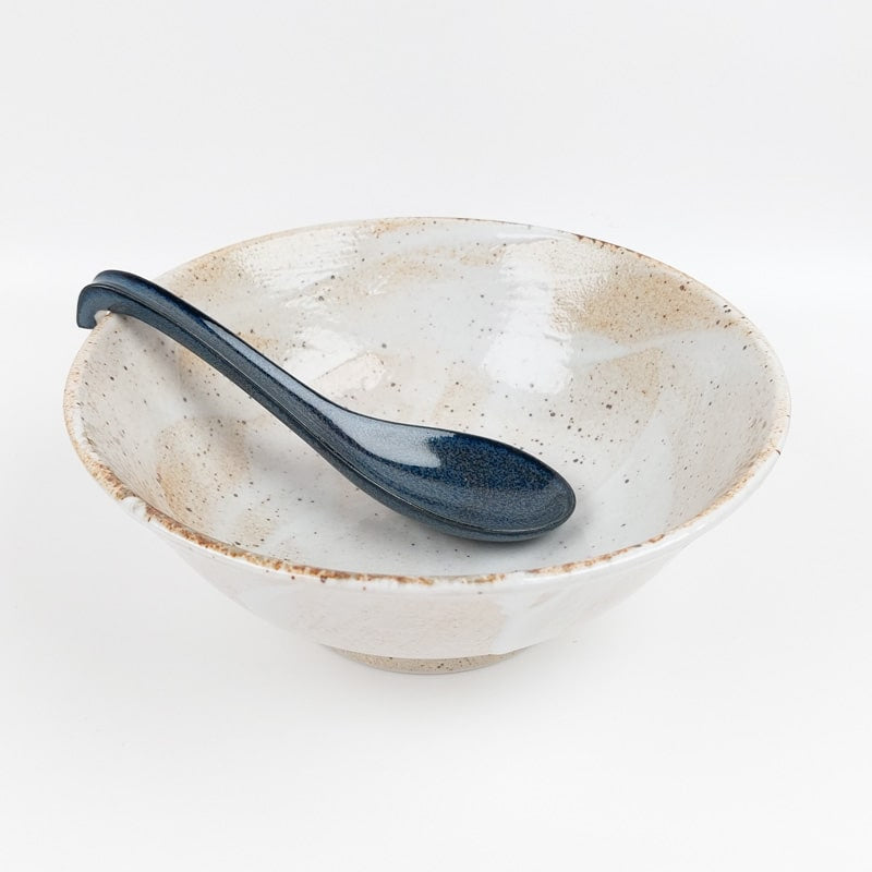 Cuchara Ramen Japonesa Azul