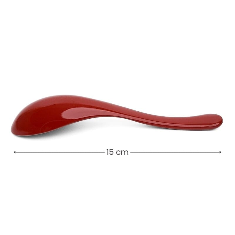 Cuchara Ramen Resina Roja