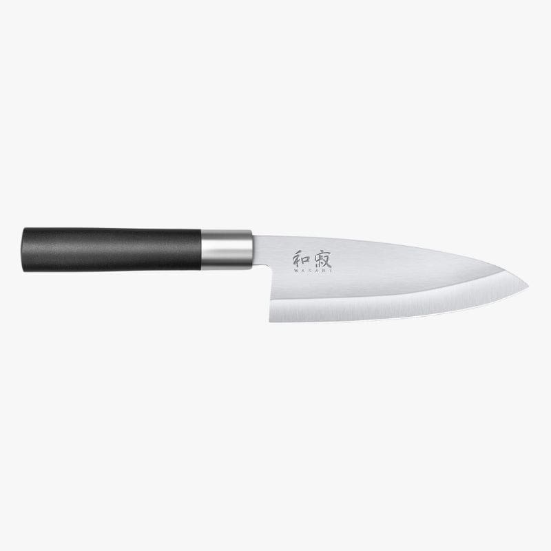 Cuchillo Deba Wasabi Negro 15 cm
