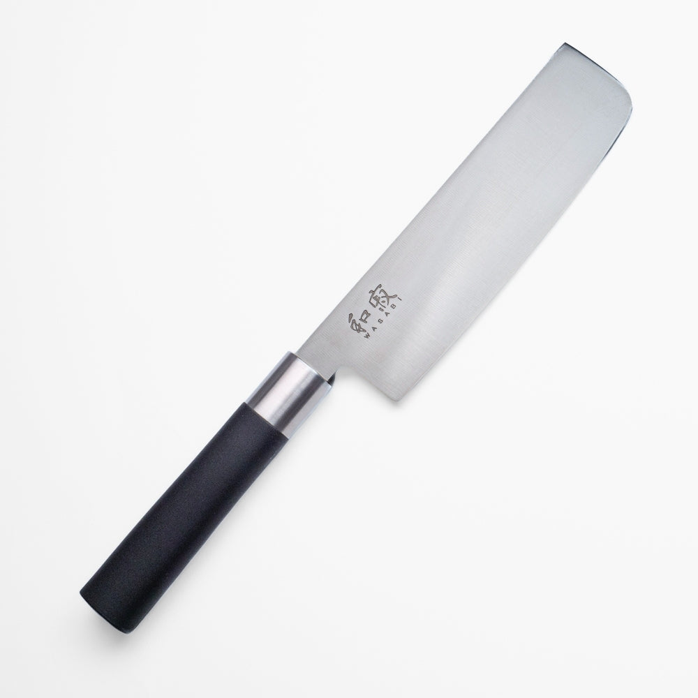 Cuchillo Nakiri Wasabi Negro 16,5 cm