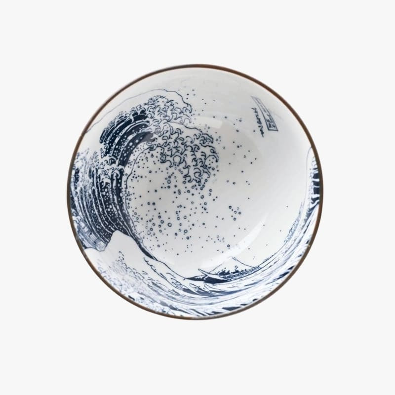 Cuenco de Arroz Japonés Hokusai