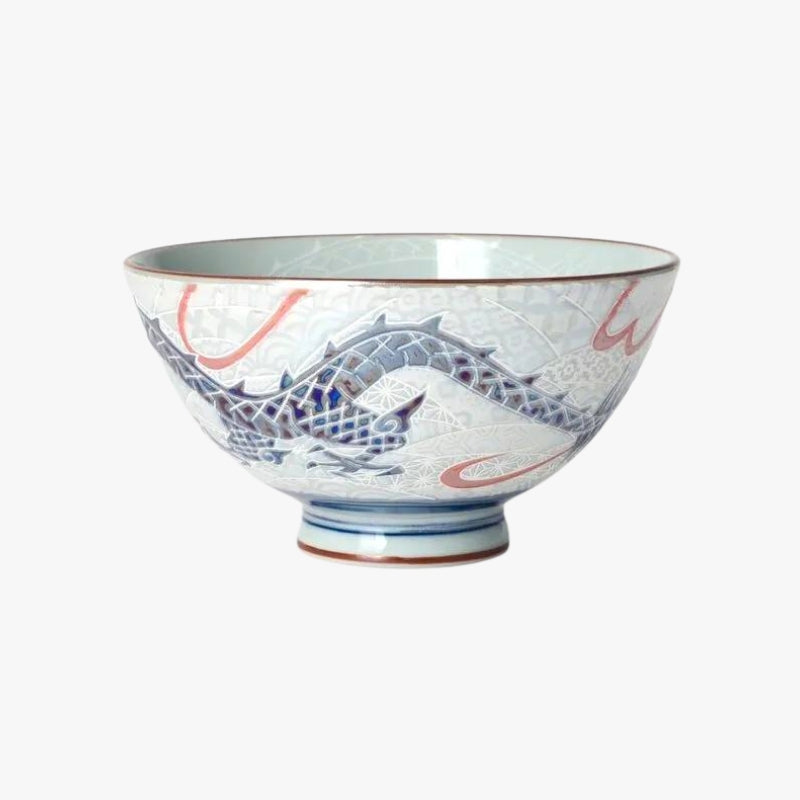 Cuenco de Cerámica Japonés Dragón