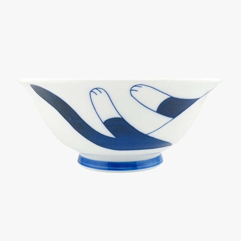 Cuenco Japonés Gato Azul