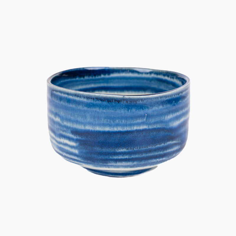 Cuenco Japonés Matcha Cobalto Azul