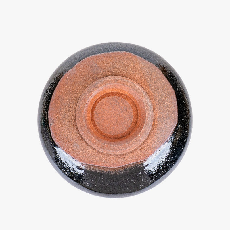 Cuenco Japonés Matcha Kintsugi Negro