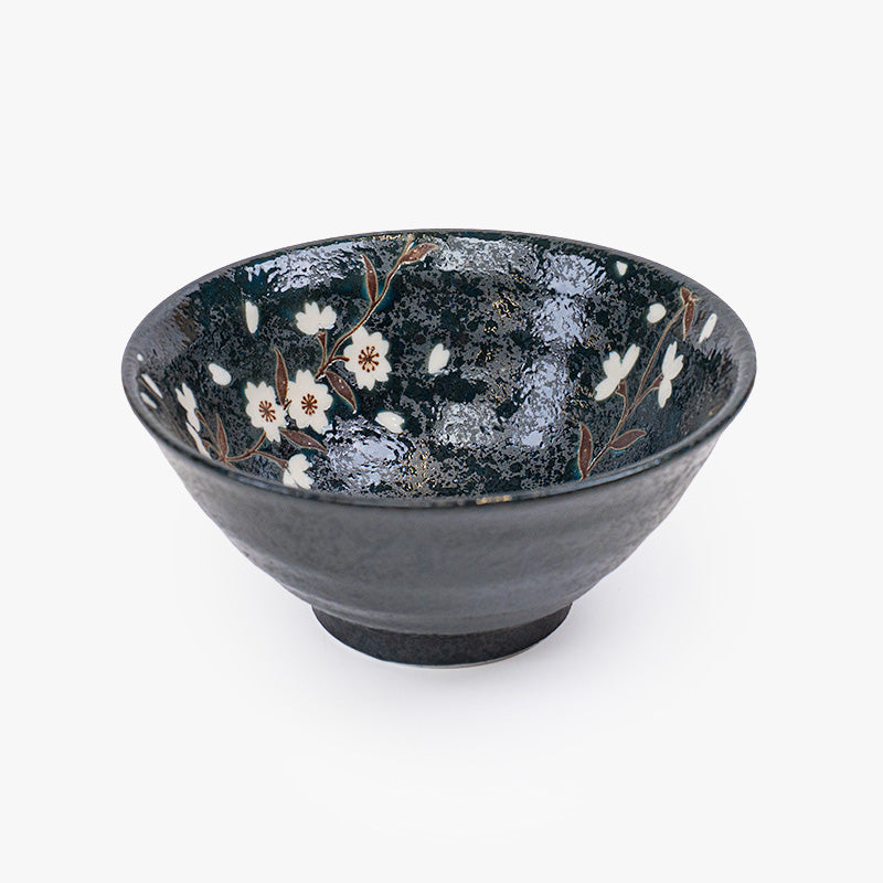 Cuenco japonés para arroz Kuro Sakura