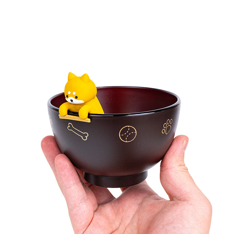 Cuenco y Reposapalillos Shiba Inu