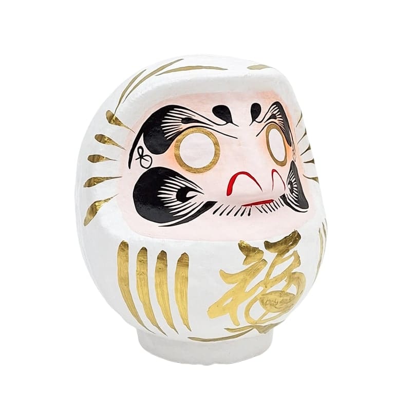 Daruma Blanco Japonés - 9 a 15 cm