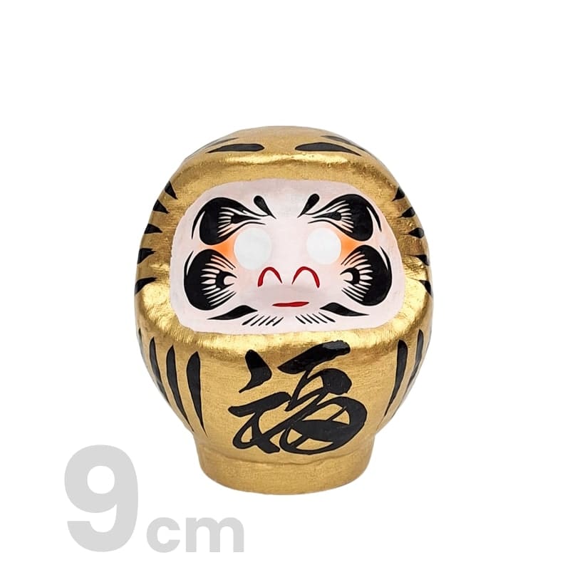 Daruma Dorado Japonés -de 9 a 15 cm 9 cm