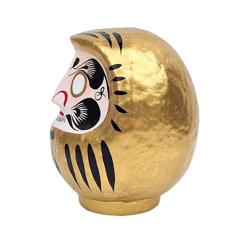 Daruma Dorado Japonés -de 9 a 15 cm