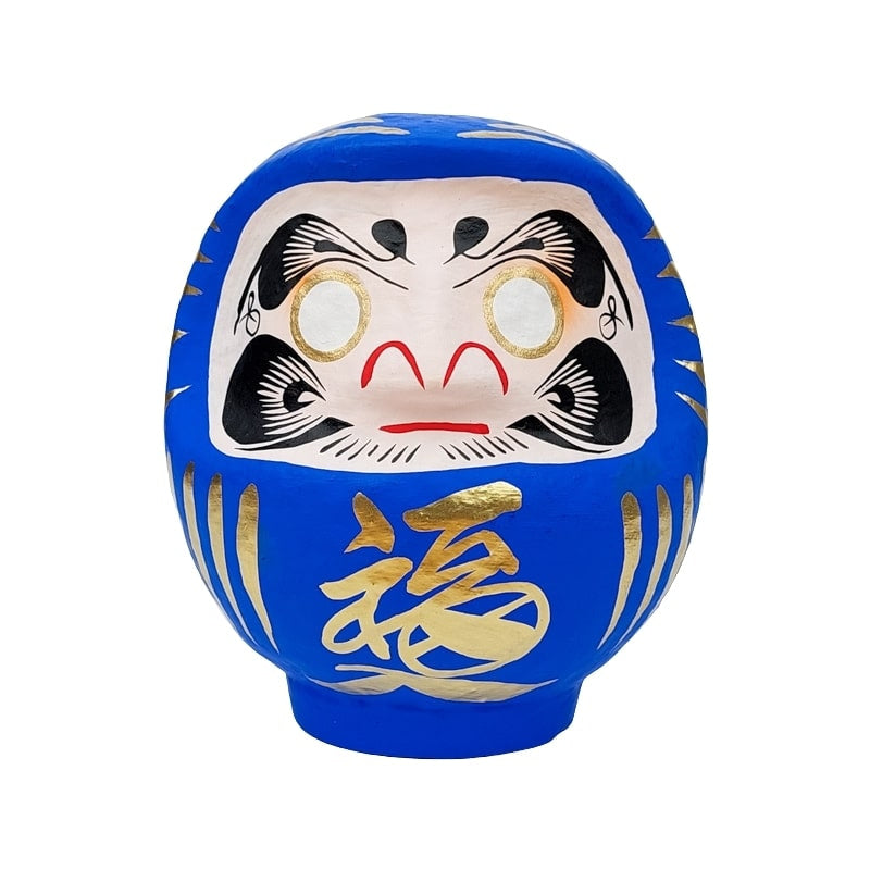 Daruma azul japonés - 12 cm