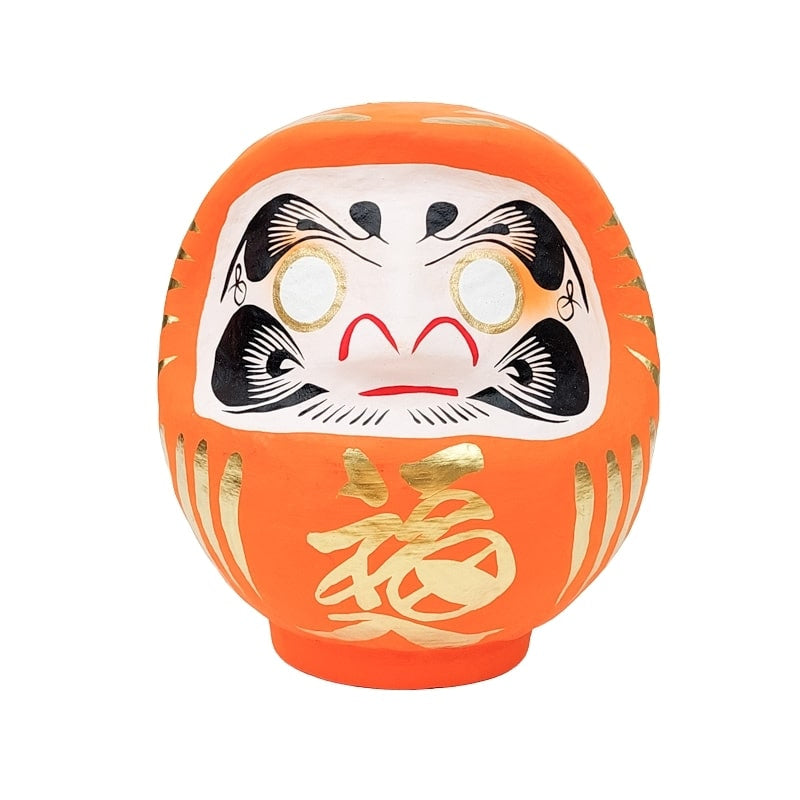 Daruma Naranja Japonesa - 12 cm