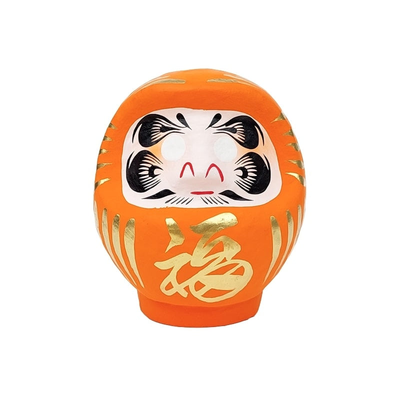 Daruma Naranja Japonesa - 9 cm