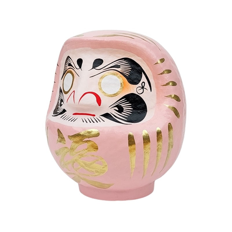 Daruma rosa japonés