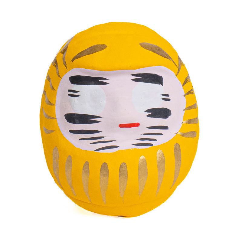 Daruma Japonés 6 cm - Varios Colores Amarillo
