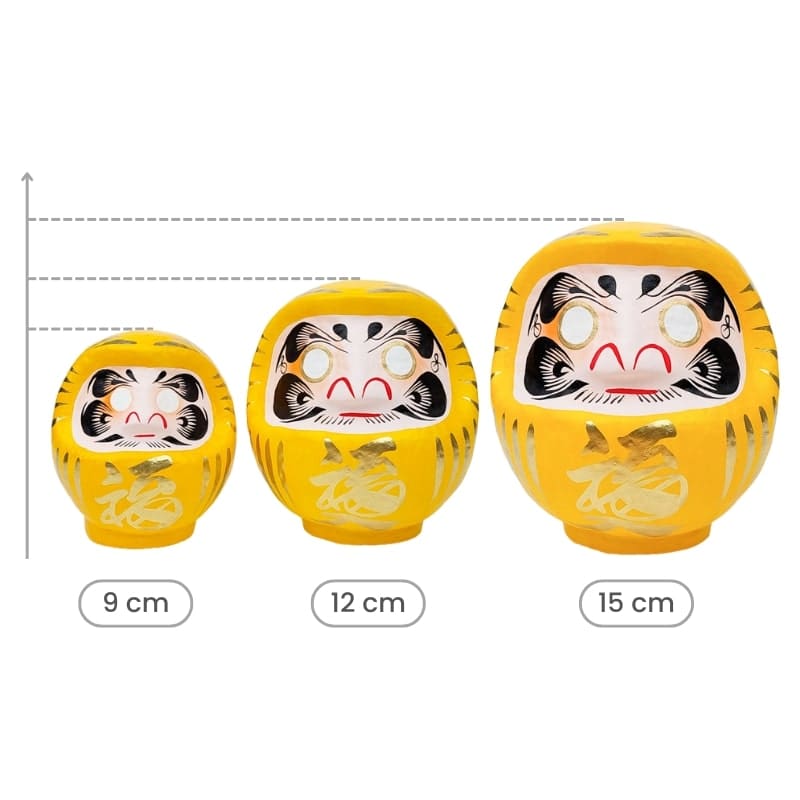 Daruma Japonés Amarillo