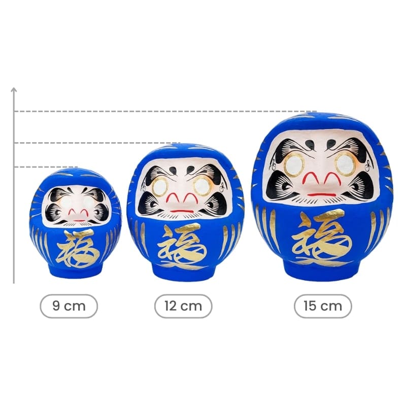Daruma Japonés Azul