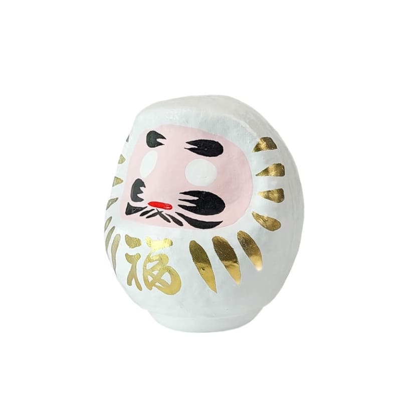 Daruma Japonés Blanco 4,5 cm