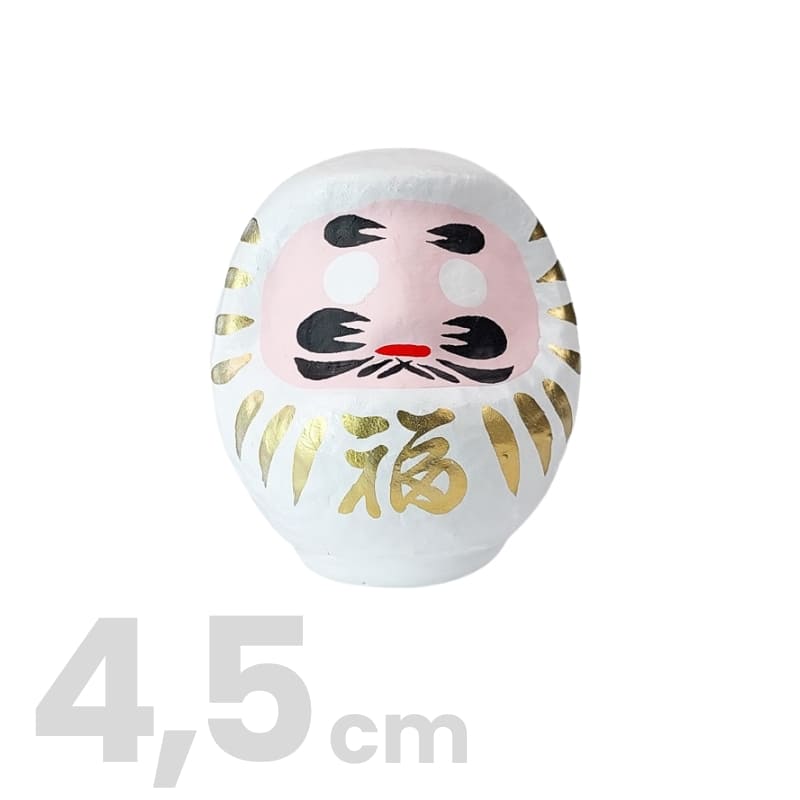 Daruma Japonés Blanco 4,5 cm