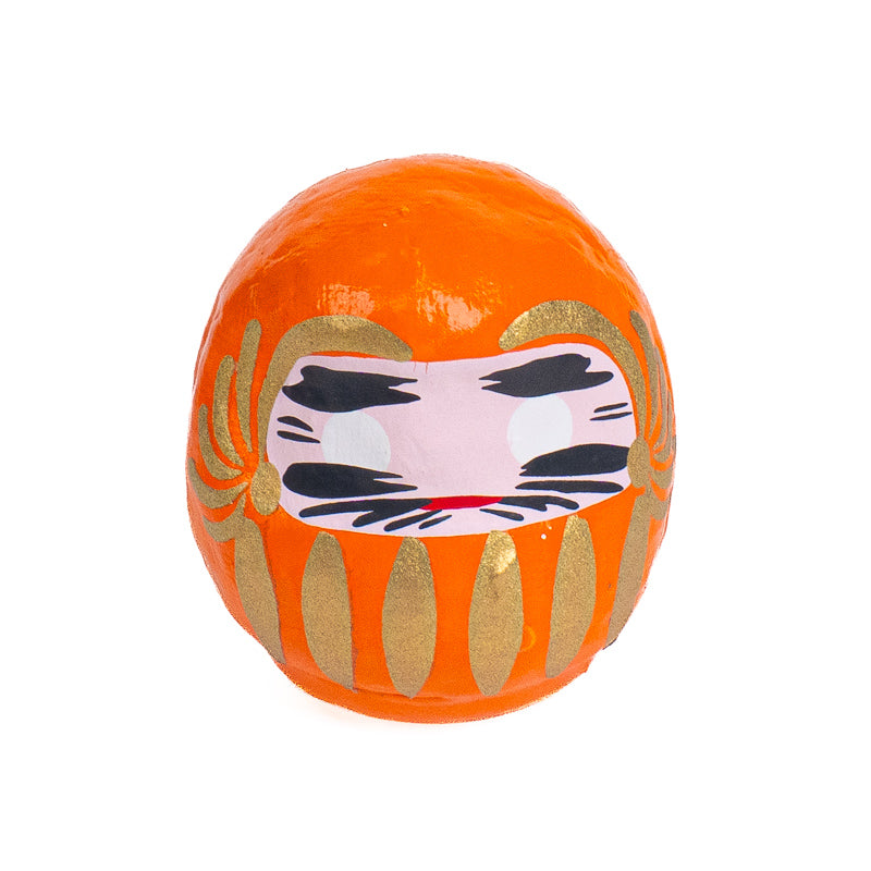 Daruma Japonés Pequeño 4 cm - Varios Colores Naranja