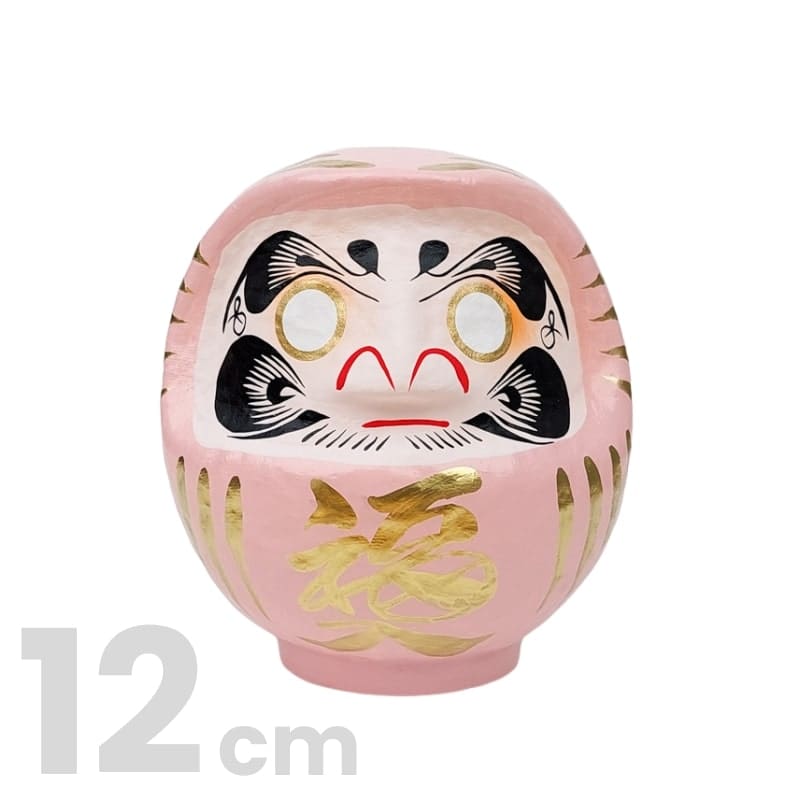 Daruma Japonés Rosa 12 cm