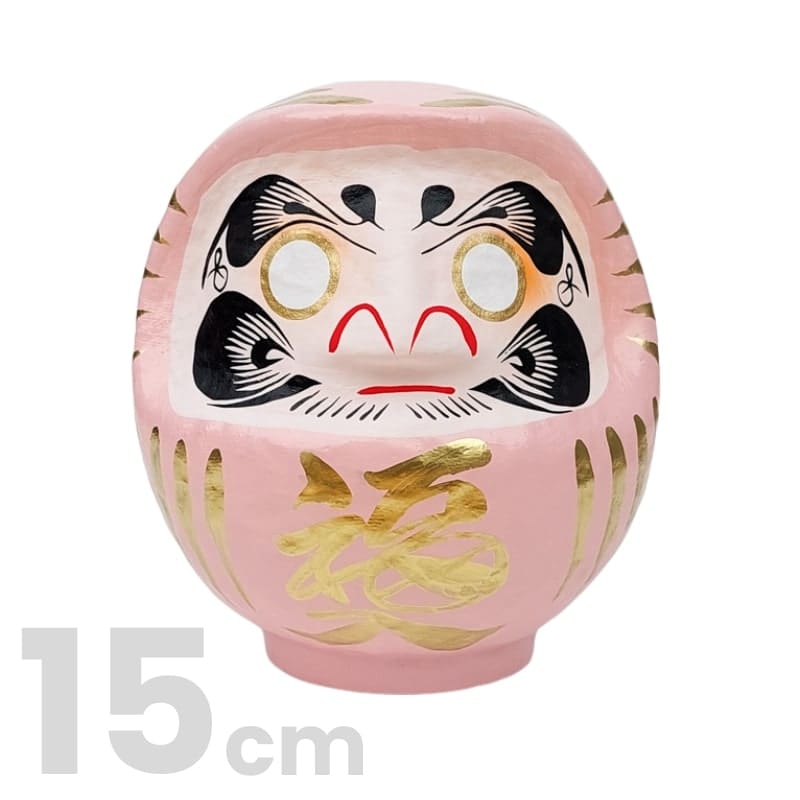 Daruma Japonés Rosa 15 cm