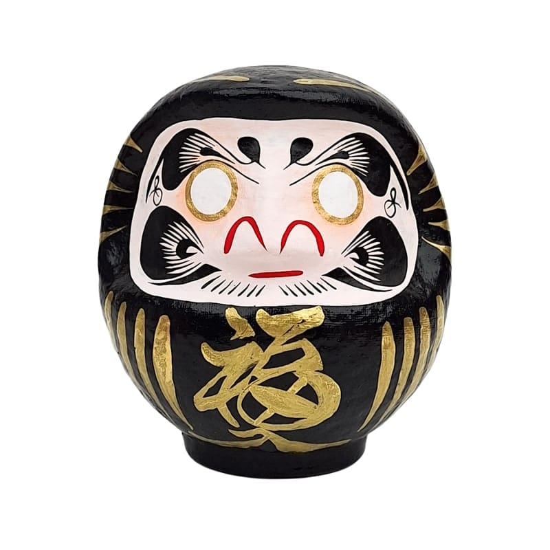 Daruma Negro Japonés - de 9 a 15 cm
