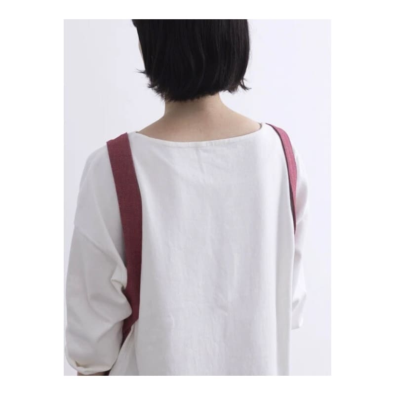 Delantal Japonés Corto Unisex Rojo
