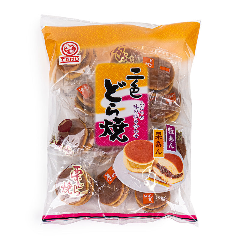Dorayaki japonés sabor judía roja y castaña