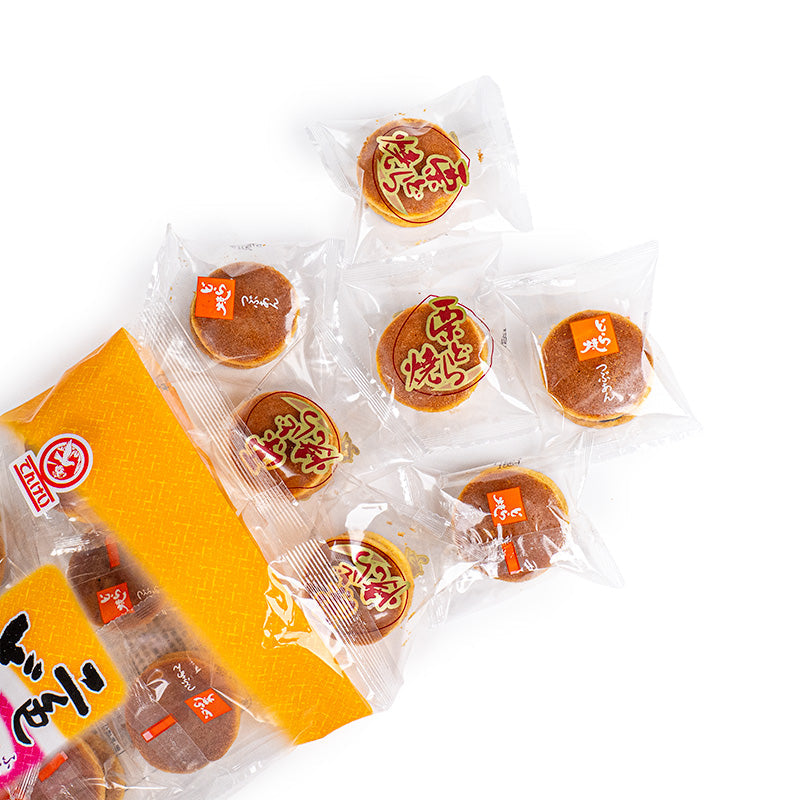 Dorayaki japonés sabor judía roja y castaña