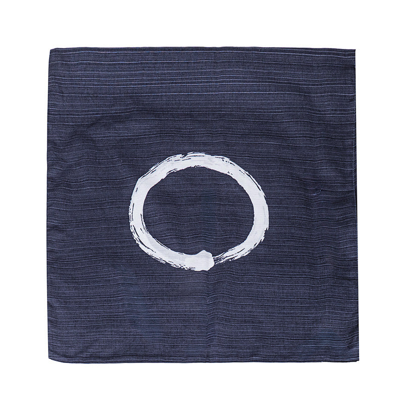 Ensō Funda de Cojín Japonesa Azul - 50x50 cm