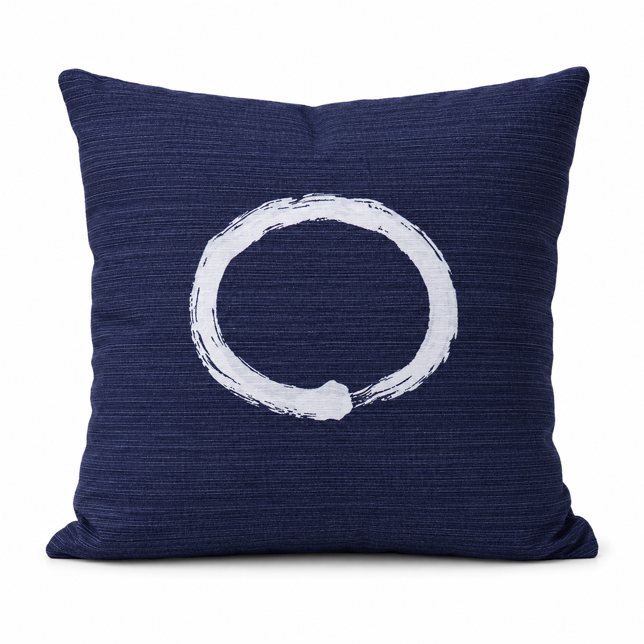 Ensō Funda de Cojín Japonesa Azul - 50x50 cm
