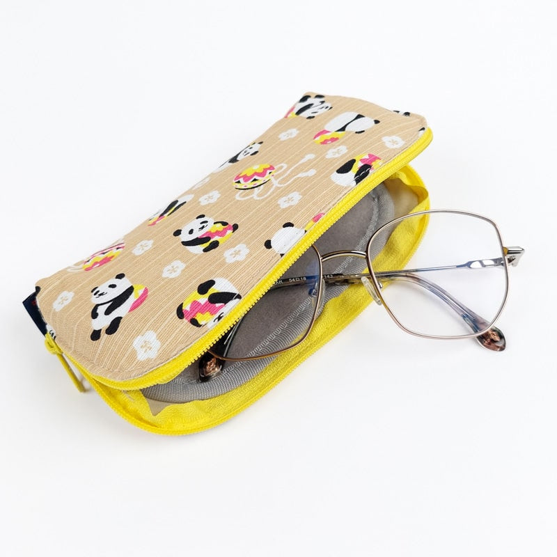 Funda para gafas de panda japonés