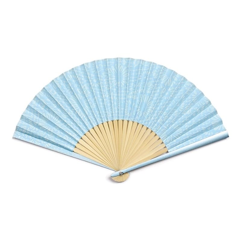 Éventails Japonais Marguerite Bleu