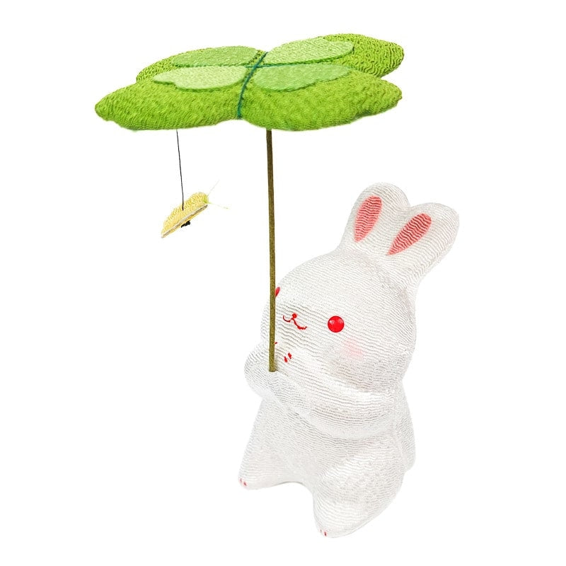 Figura Japonesa - Conejo y Trébol