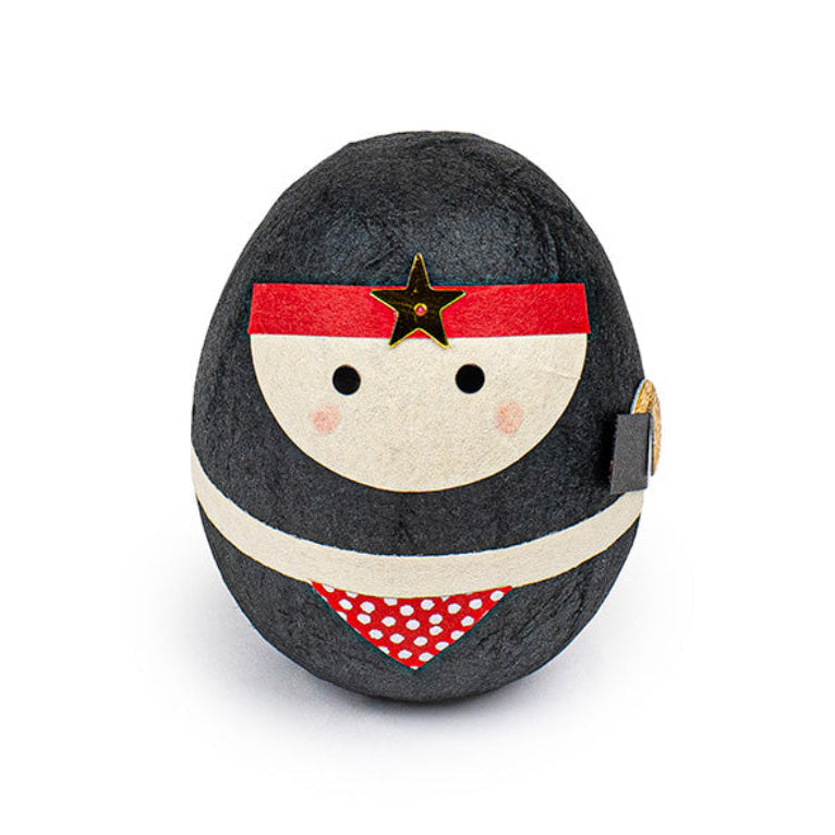 Figura Okiagari de Papel Washi - Ninja