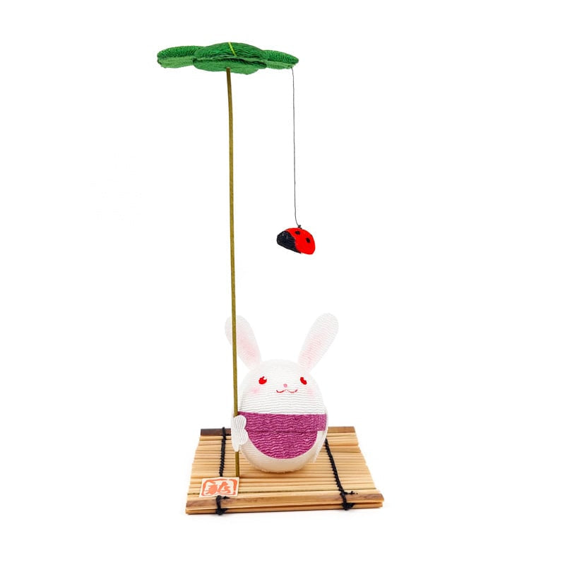 Figurita Japonesa Conejo Chirimen