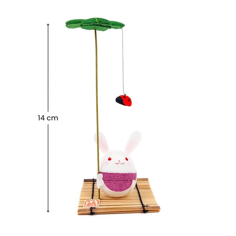 Figurita Japonesa Conejo Chirimen