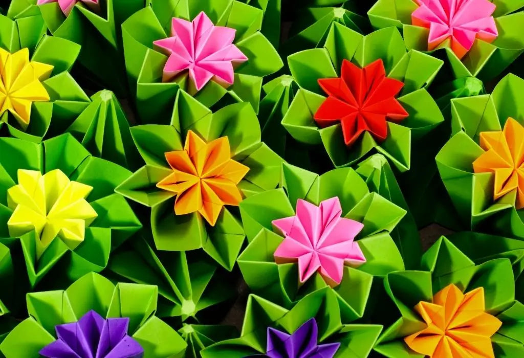 flores de origami
