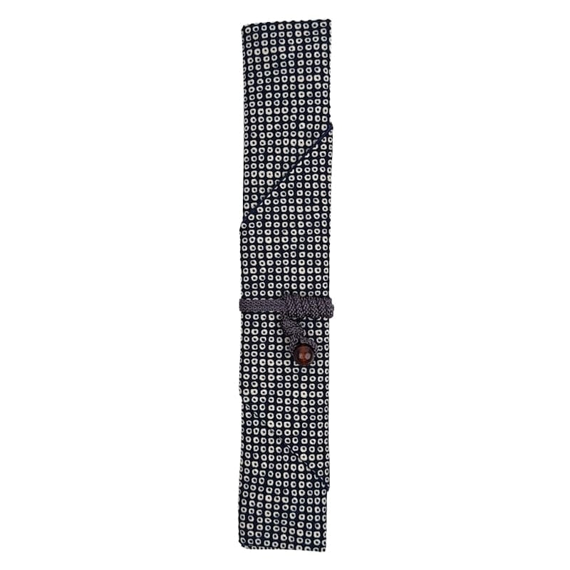 Funda Azul para Palillos Japoneses Kanoko