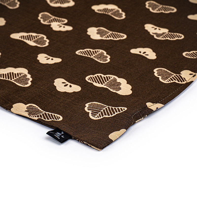 Funda de Cojín Japonesa Diseño Matsu Marrón - 50x50 cm