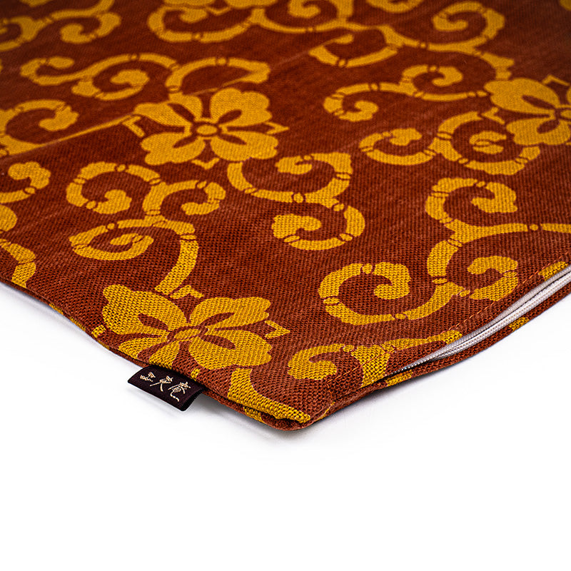 Funda de Cojín Japonesa Hanabishi Karakusa - 45x45 cm
