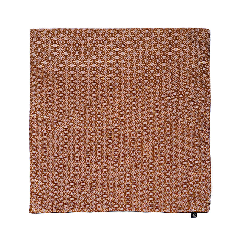 Funda de Cojín Japonesa Naranja Asanoha - 50x50 cm