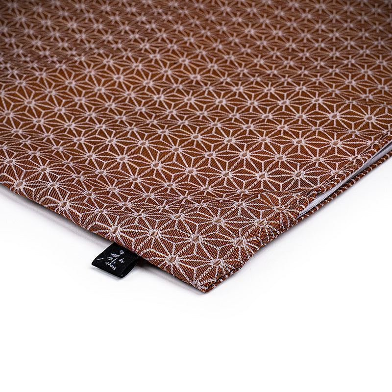 Funda de Cojín Japonesa Naranja Asanoha - 50x50 cm