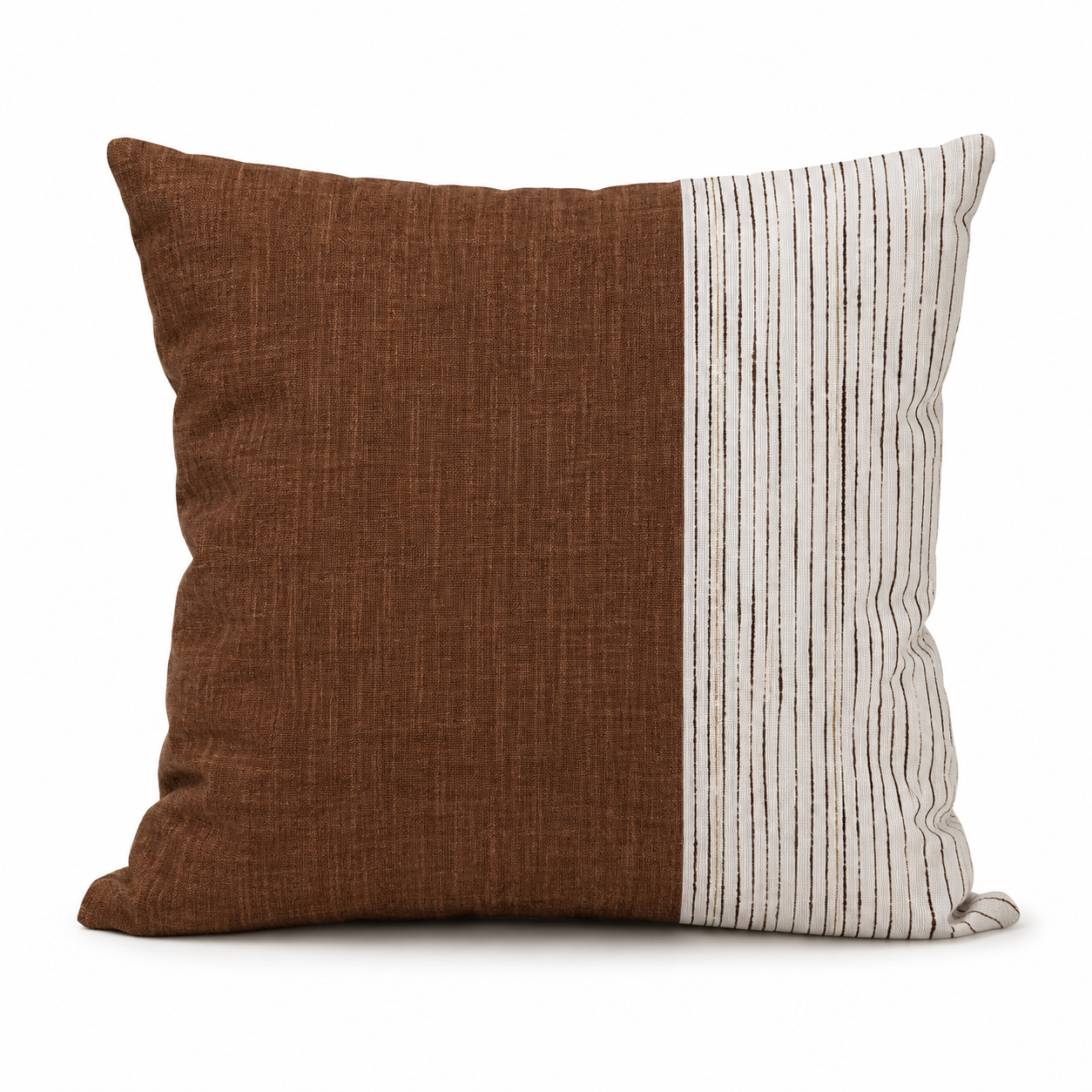 Funda de Cojín Japonesa Sensuji Café - 45x45 cm
