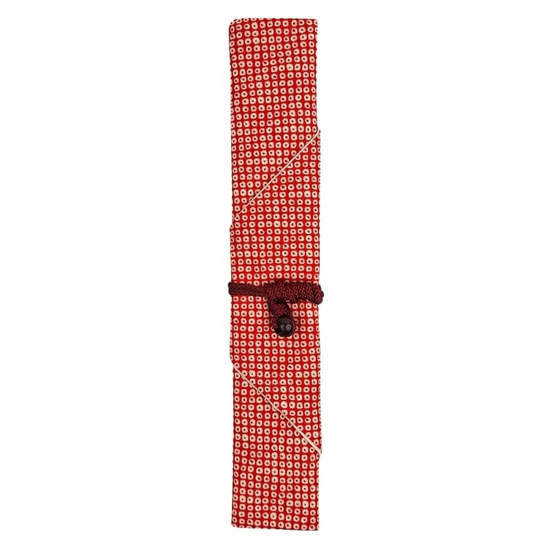 Funda Roja para Palillos Japoneses Kanoko