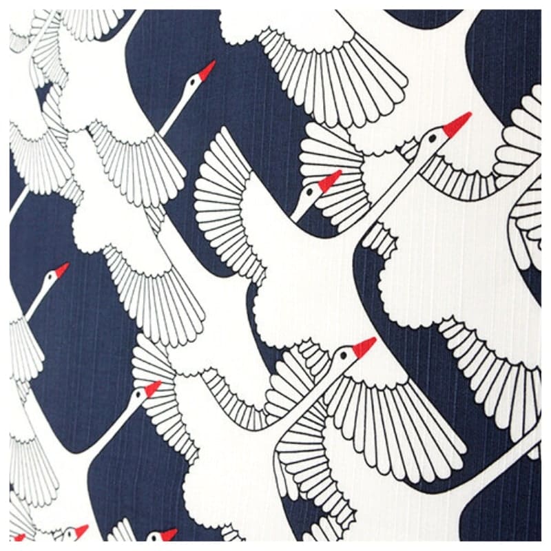Furoshiki Japonais Shukuzuru - 90x90 cm - 90cm x 90cm