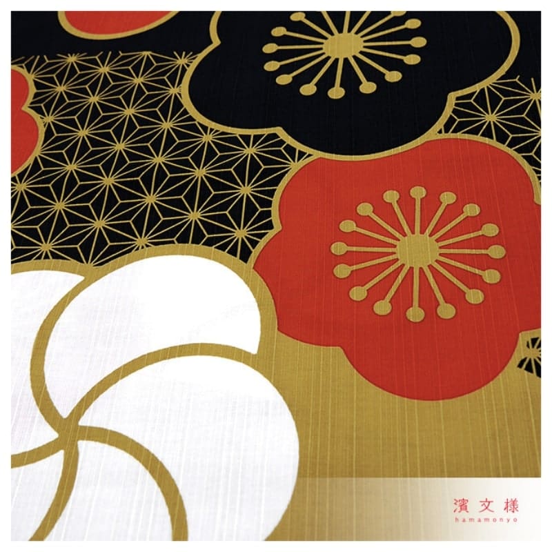 Furoshiki Japonais Ume Nishiki - 90x90 cm - 90cm x 90cm